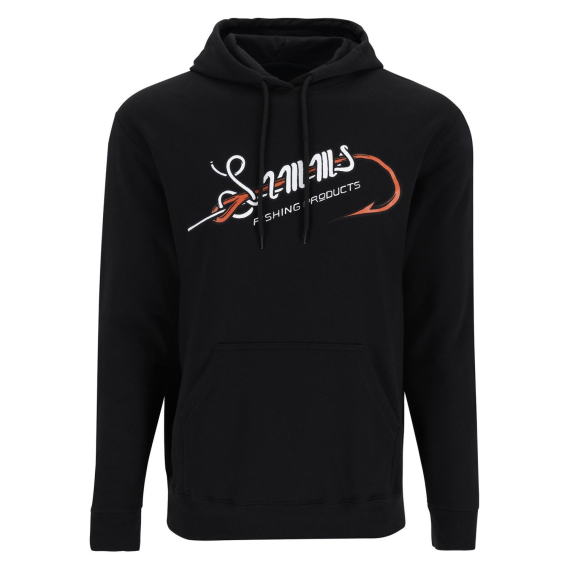 Simms Hook and Loop Hoody Black dans le groupe Habits et chaussures / Habits / Sweats / Hoodies l\'adresse Sportfiskeprylar.se (14145-001-20r)