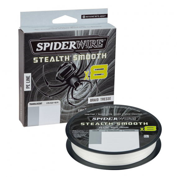 Spiderwire Stealth Smooth Braid 8 Translucent 150m dans le groupe Techniques de pêche / Peche carnassier / Lignes l\'adresse Sportfiskeprylar.se (1422262r)