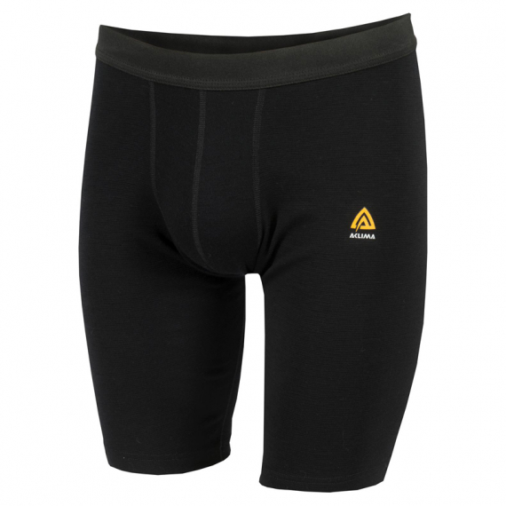 Aclima WarmWool Shorts (Long) Man, Jet Black dans le groupe Habits et chaussures / Habits / Vêtements chauds et sous vêtements / Sous l\'eau l\'adresse Sportfiskeprylar.se (142322001-04r)