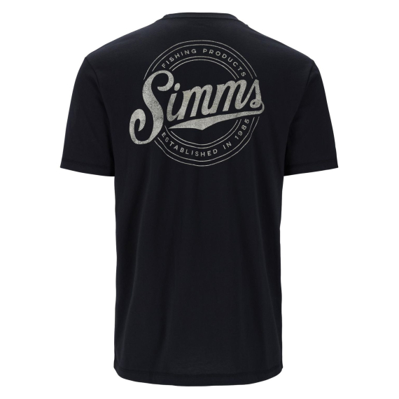 Simms Circle Lockup T-Shirt Black dans le groupe Habits et chaussures / Habits / T-shirts l\'adresse Sportfiskeprylar.se (14273-001-20r)