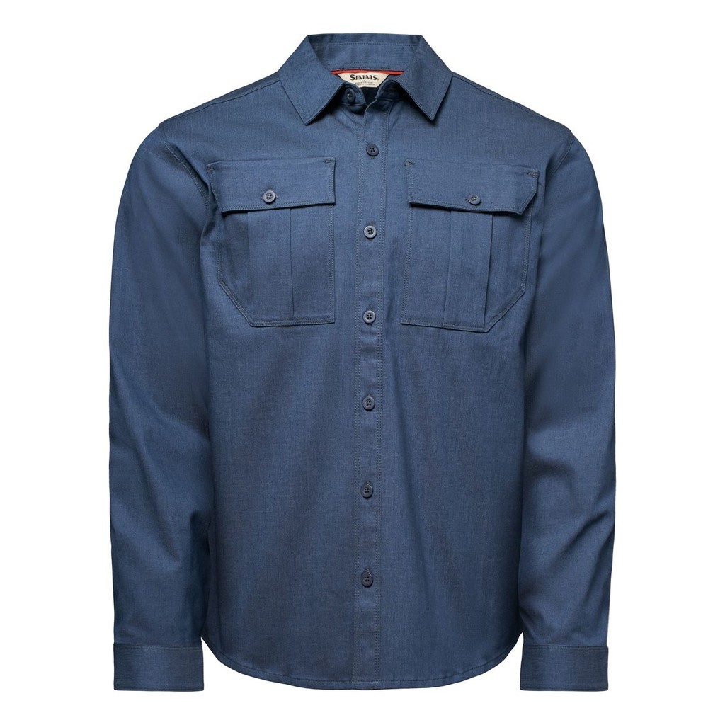 Simms Harbor Work Shirt Selvedge dans le groupe Vêtements & Chaussures / Vêtements / Chemises l\'adresse Sportfiskeprylar.se (14536-1166-30r)