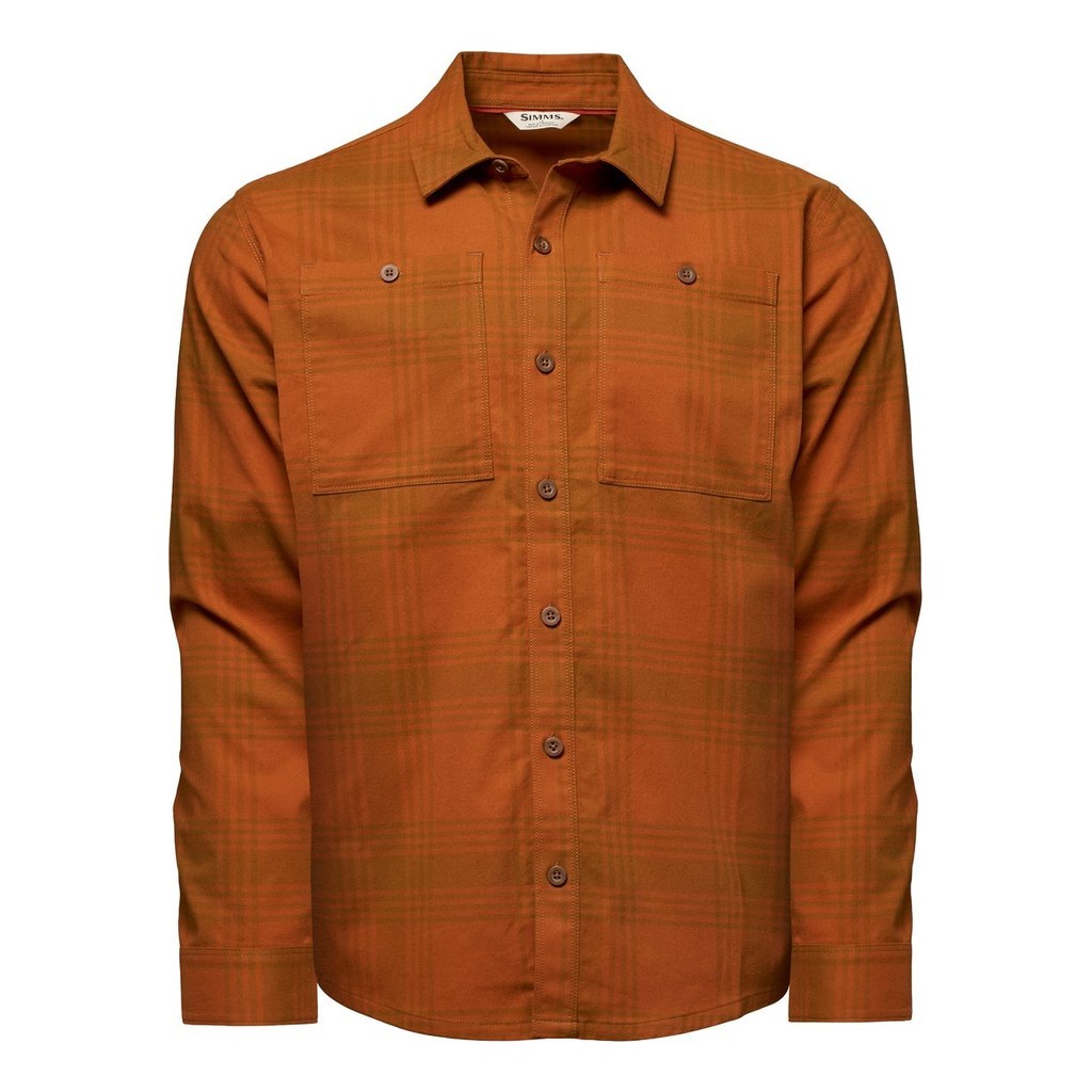 Simms Tailout Flannel Louie Pld Cobia dans le groupe Vêtements & Chaussures / Vêtements / Chemises l\'adresse Sportfiskeprylar.se (14537-1488-30r)