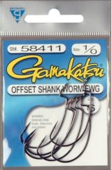 Gamakatsu Hook Worm Offset EWG NS 4/0 dans le groupe Hameçons et terminal tackle / Hameçons / Hameçons texans l\'adresse Sportfiskeprylar.se (146843004)