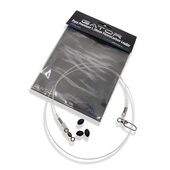 Gator Fluorocarbon Leader 70cm 1.28mm dans le groupe Hameçons et terminal tackle / Leaders et Bas de ligne l\'adresse Sportfiskeprylar.se (148GATOR)