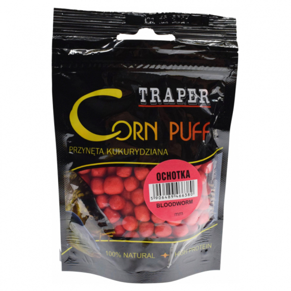 Traper Corn Puff Bloodworm dans le groupe Leurre de la peche / Bouillettes, esches et amorce / Particules l\'adresse Sportfiskeprylar.se (15035r)