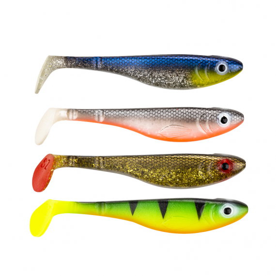 Svartzonker McPrey 12cm Essentials Kit (4-pack) dans le groupe Leurre de la peche / Leurre souple / Jigs pour perches et pour sandres l\'adresse Sportfiskeprylar.se (1524547)