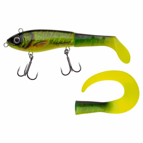 SvartZonker McHybrid 20cm, 100g - Real Hot Pike dans le groupe Leurre de la peche / Swimbaits / Swimbaits durs l\'adresse Sportfiskeprylar.se (1531904)