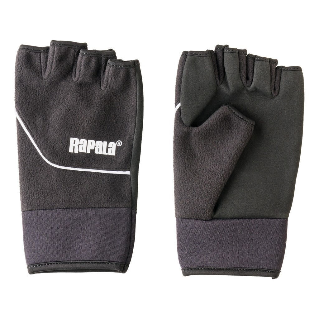 Rapala Soft Shell Cut Finger Gloves Black dans le groupe Vêtements & Chaussures / Vêtements / Gant peche l\'adresse Sportfiskeprylar.se (154657NOr)