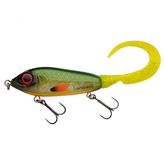 Abu Garcia McMy Tail 17cm, 50g - Fire Carp Flash dans le groupe Leurre de la peche / Tail baits et leurres hybrides l\'adresse Sportfiskeprylar.se (1550143)