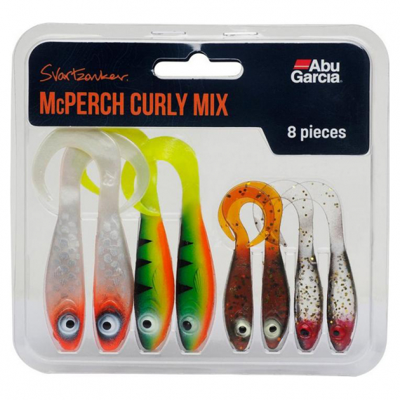 Abu Garcia McPerch Curly Mix (8-pack) dans le groupe Leurre de la peche / Leurre souple / Jigs pour perches et pour sandres l\'adresse Sportfiskeprylar.se (1550272)