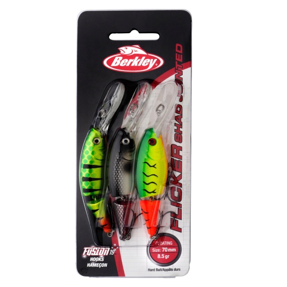 Berkley Flicker Shad 3-Pack dans le groupe Leurre de la peche / Kits leurres / Kits leurres perche l\'adresse Sportfiskeprylar.se (1550659)