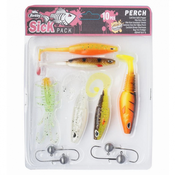 Berkley Sick Pack Perch dans le groupe Leurre de la peche / Kits leurres / Kits leurres perche l\'adresse Sportfiskeprylar.se (1572761)