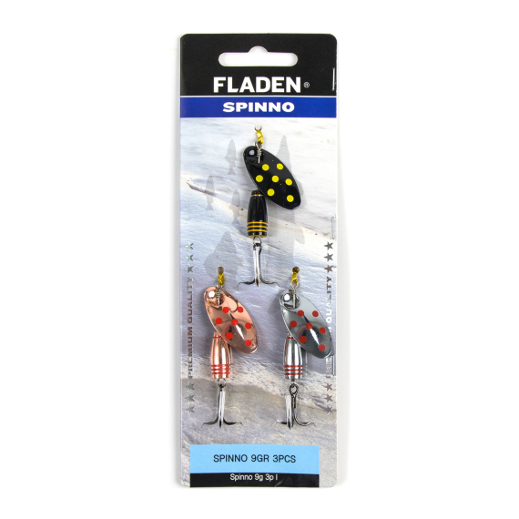 Fladen Spinno 3-pack dans le groupe Leurre de la peche / Kits leurres / kits leurres truite et arc-en-ciel l\'adresse Sportfiskeprylar.se (16-170631r)