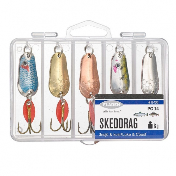 Fladen Skeddrag i Box 6g 5-pack dans le groupe Leurre de la peche / Kits leurres l\'adresse Sportfiskeprylar.se (16-7543)