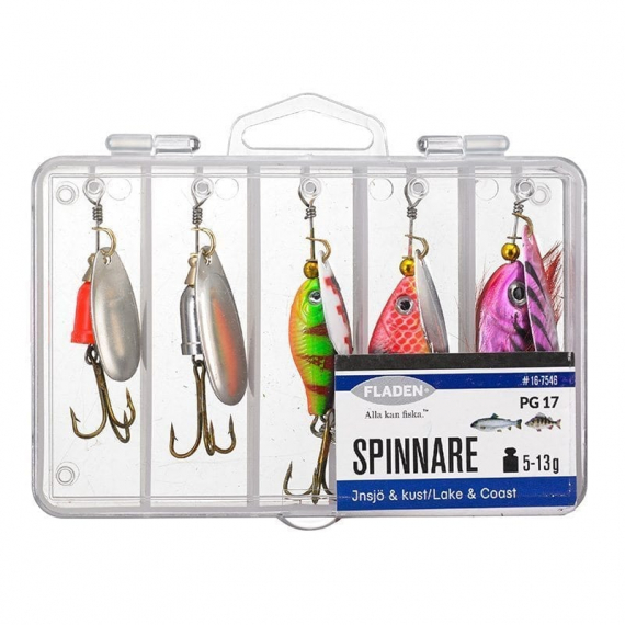 Fladen Spinnare i Box 5-pack dans le groupe Leurre de la peche / Kits leurres l\'adresse Sportfiskeprylar.se (16-7546)