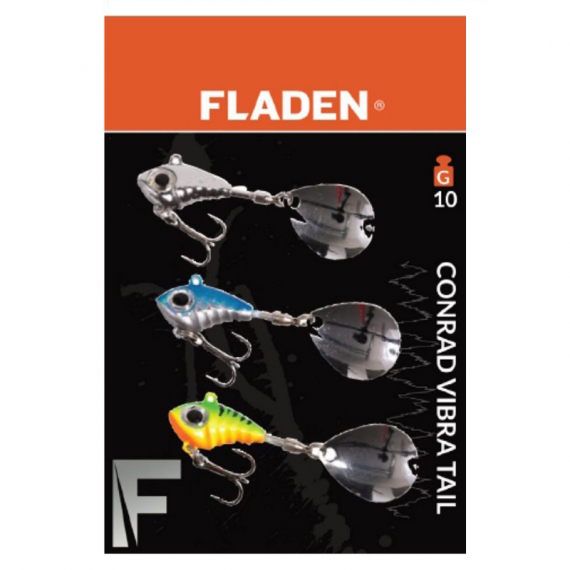 Fladen Conrad Vibra Tail Spinner (3-pack) - 10g dans le groupe Leurre de la peche / Appâts vibrants l\'adresse Sportfiskeprylar.se (16-7590)