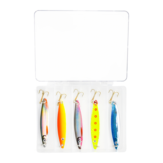 Fladen Nidingen 15g 5-pack dans le groupe Techniques de pêche / Peche carnassier / Leurres / Kits leurres / kits leurres truite et arc-en-ciel l\'adresse Sportfiskeprylar.se (16-768)