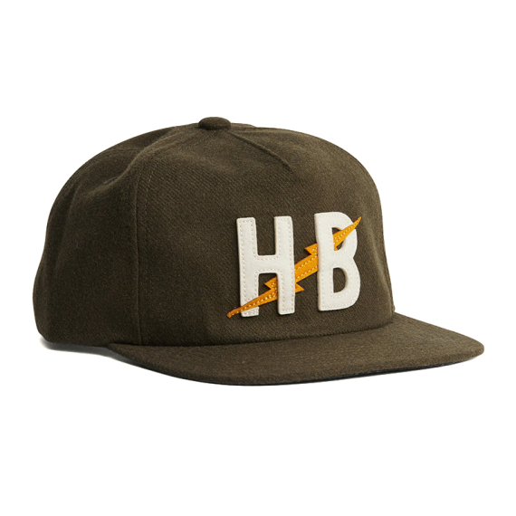 Howler Bro\'s Unstructured Snapback Hats Big HB - Dark Olive dans le groupe Habits et chaussures / Chapeau de peche, casquette peche / Casquettes l\'adresse Sportfiskeprylar.se (160524F-BIG)
