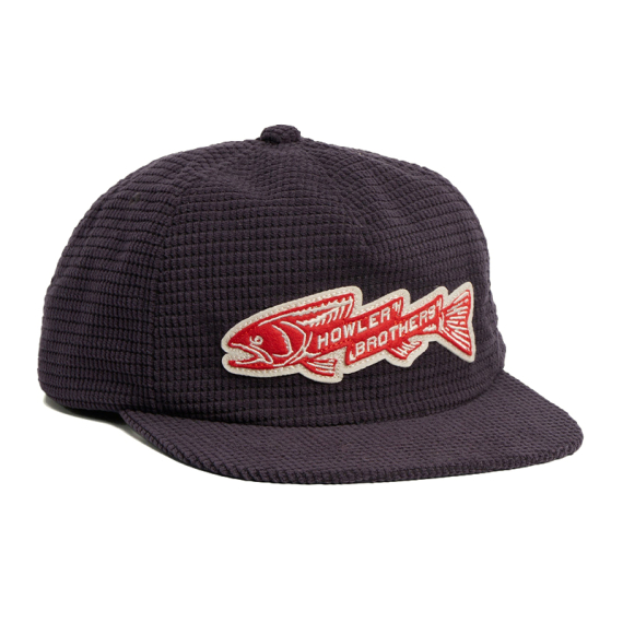 Howler Bro\'s Unstructured Snapback Hats Trout Bolt - Navy Corduroy dans le groupe Habits et chaussures / Chapeau de peche, casquette peche / Casquettes l\'adresse Sportfiskeprylar.se (160525F-NAV)
