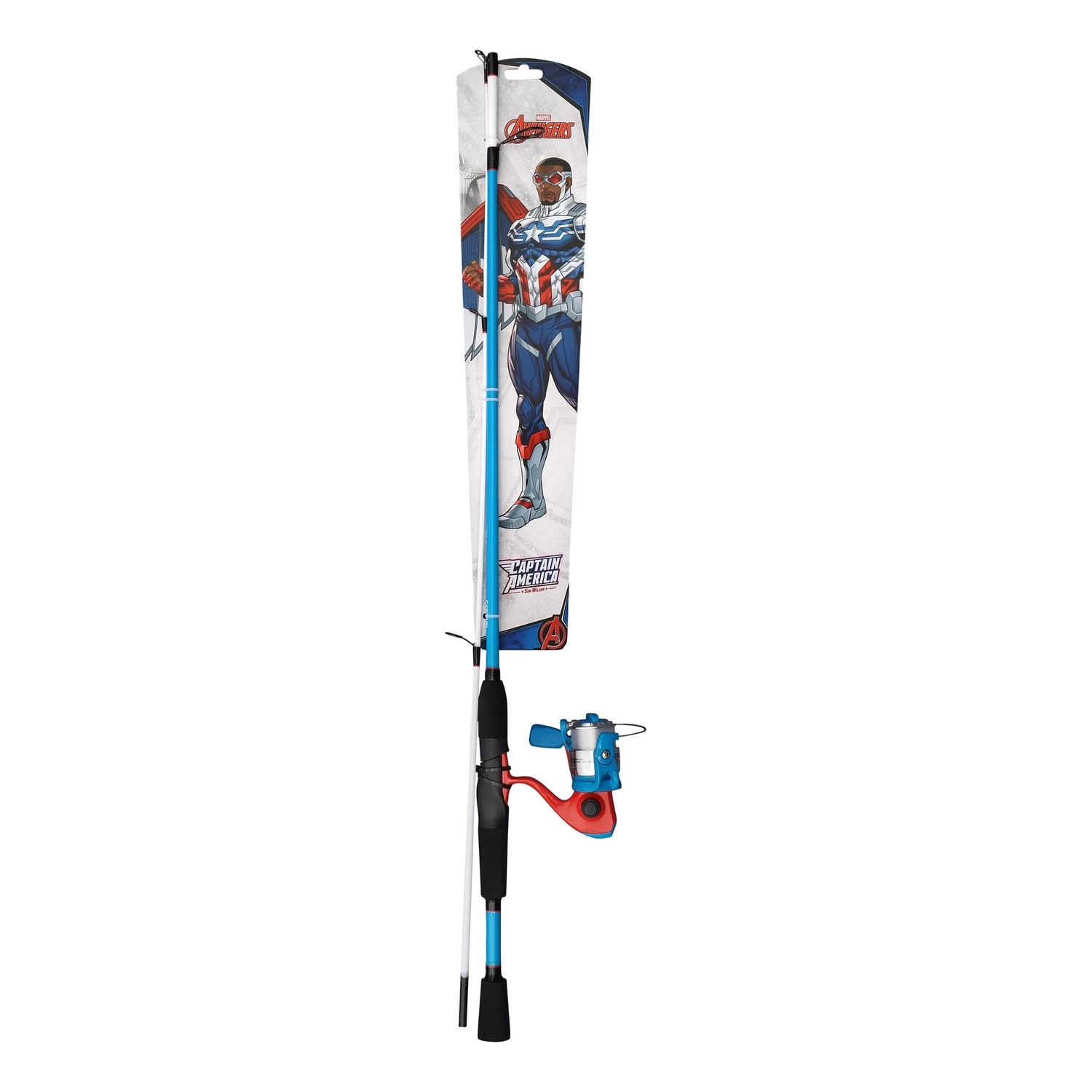 Shakespeare Marvel Captain America Spinning Combo - 5\'6\'\' 5-20g dans le groupe Ensembles de pêche / Ensembles spinning / Ensamble Spinning Allround l\'adresse Sportfiskeprylar.se (1610326)
