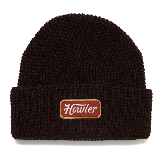 Howler Bro\'s Hawkeye Beanie Howler Script - Dark Brown dans le groupe Habits et chaussures / Chapeau de peche, casquette peche / Casquettes l\'adresse Sportfiskeprylar.se (162225F-BRO)