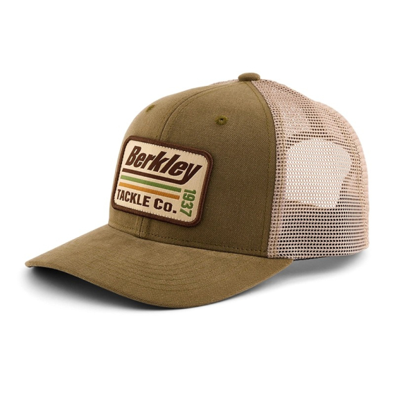 Berkley Berkley Striper Trucker Cap - Olive/Khaki dans le groupe Habits et chaussures / Chapeau de peche, casquette peche / Casquettes / Casquettes trucker l\'adresse Sportfiskeprylar.se (1639994)