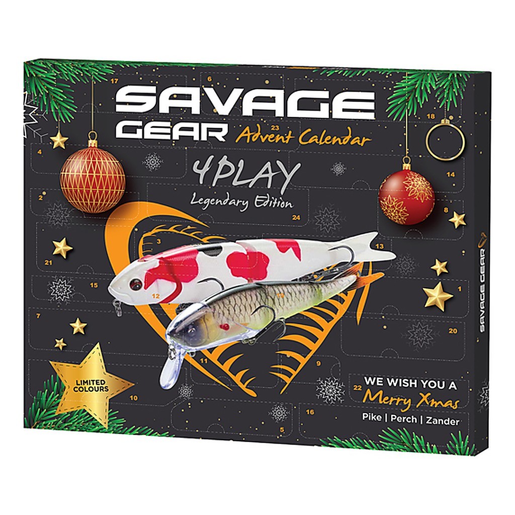 Savage Gear 4PLAY Calendar dans le groupe Autre / Cadeaux & Cadeaux de Noël / Calendrier de l\'avent peche l\'adresse Sportfiskeprylar.se (1656128)