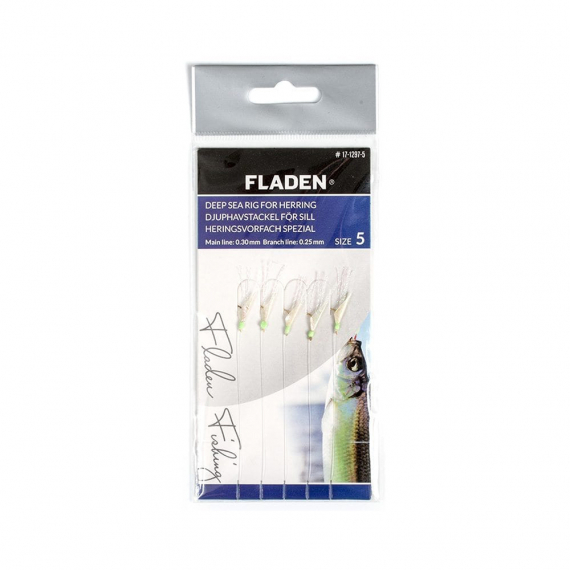 Fladen Sabiki Mother Of Pearl/Glow Real Fish-Skin dans le groupe Leurre de la peche / Leurre pêche en mer / Flasher rigs et montages mer l\'adresse Sportfiskeprylar.se (17-1297-5)