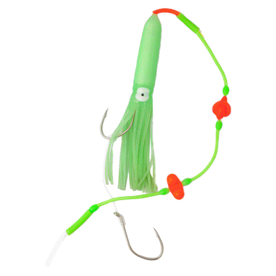 Fladen Ling/Lump & Cod Lumi Octopus Rig 8/0 0.80mm dans le groupe Leurre de la peche / Leurre pêche en mer / Flasher rigs et montages mer l\'adresse Sportfiskeprylar.se (17-1521)