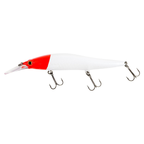Fladen Maxximus JRK Munchy long lip 100mm Red Head dans le groupe Leurre de la peche / Crankbait / Deep Diving Crankbaits l\'adresse Sportfiskeprylar.se (18-00204)