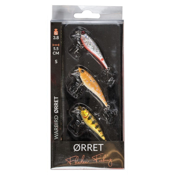 Fladen Warbird Trout 5,5cm 3,8g 3pcs Realistic dans le groupe Leurre de la peche / Kits leurres / kits leurres truite et arc-en-ciel l\'adresse Sportfiskeprylar.se (18-345501)