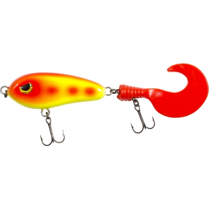 Maxximus Predator Tail-or Jr 30 gram Yellow & Red dans le groupe Leurre de la peche / Tail baits et leurres hybrides l\'adresse Sportfiskeprylar.se (18-713011)