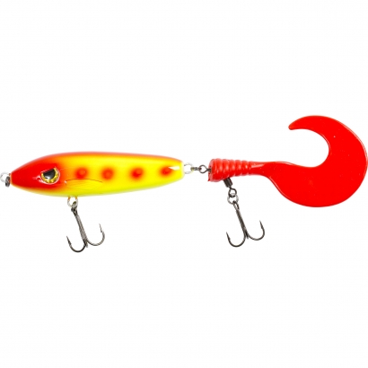 Maxximus Predator Tail-or XL 80 gram Yellow & Red dans le groupe Leurres / Tail baits et leurres hybrides l\'adresse Sportfiskeprylar.se (18-718011)