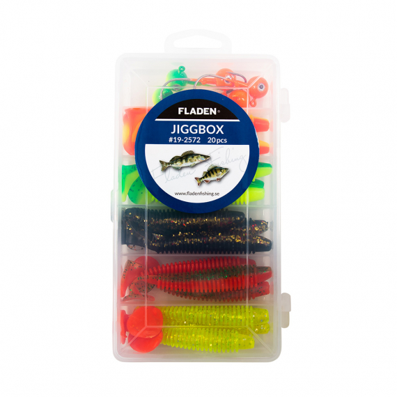 Fladen Ribbed shads in box 10cm, 20pcs dans le groupe Leurre de la peche / Kits leurres l\'adresse Sportfiskeprylar.se (19-2572)