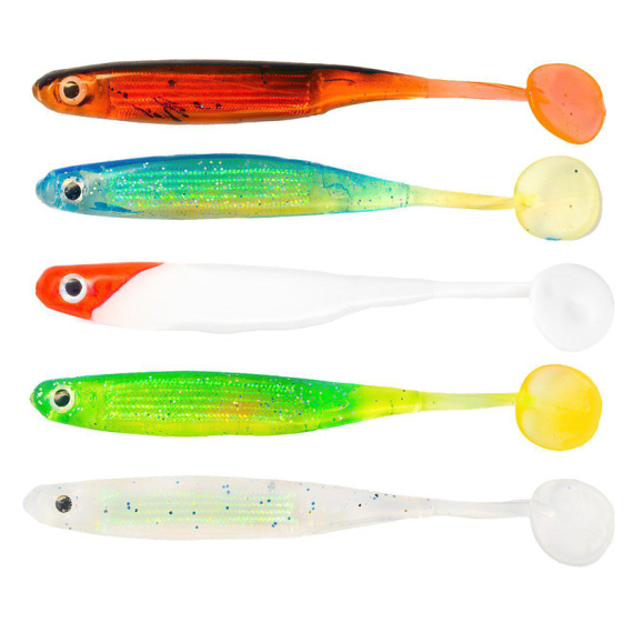 Fladen Glimmer Shimmer 10cm dans le groupe Techniques de pêche / Peche carnassier / Leurres / Leurres souples / Leurres souples sandre et perche l\'adresse Sportfiskeprylar.se (20-13601r)