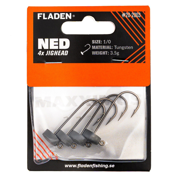 Fladen NED Maxximus Tungsten Jig Heads dans le groupe Hameçons et terminal tackle / Têtes plombées / Jig ned rig l\'adresse Sportfiskeprylar.se (20-2002r)