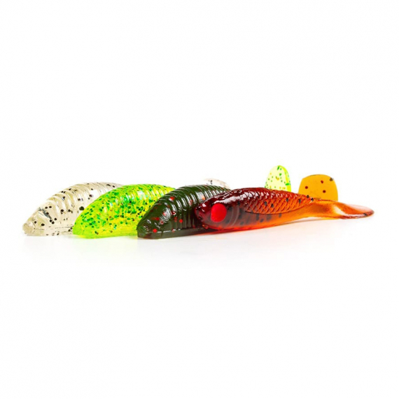 Fladen Vermz Scented Soft Lures Mini Shad & Single Tails 20pcs dans le groupe Leurre de la peche / Kits leurres l\'adresse Sportfiskeprylar.se (20-590103)