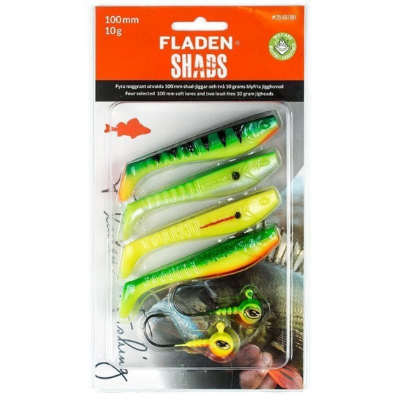 Fladen Jig Assortment Shad 80mm Colour combo 1 dans le groupe Leurre de la peche / Kits leurres l\'adresse Sportfiskeprylar.se (20-660801)