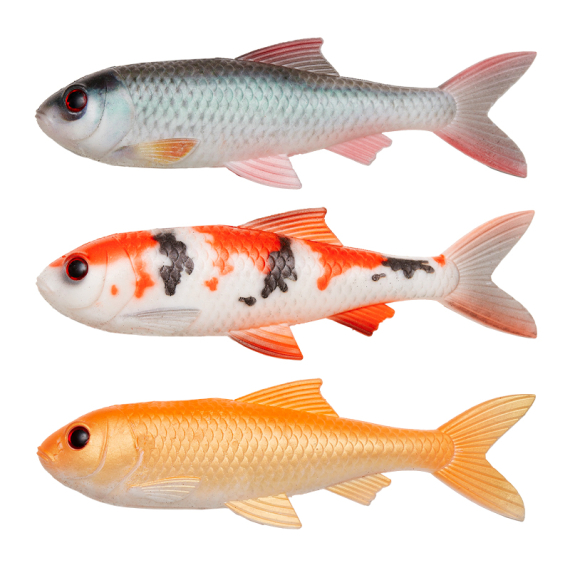 Pulz Bait Skinz Roach, 15cm 3pcs - Roach/Koi/Gold Fish dans le groupe Leurre de la peche / Pulz Bait l\'adresse Sportfiskeprylar.se (2000-35)