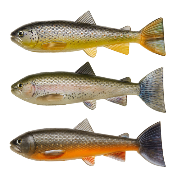 Pulz Bait Skinz Trout, 15cm 3pcs - Brown/Rainbow/Char dans le groupe Leurre de la peche / Pulz Bait l\'adresse Sportfiskeprylar.se (2000-36)