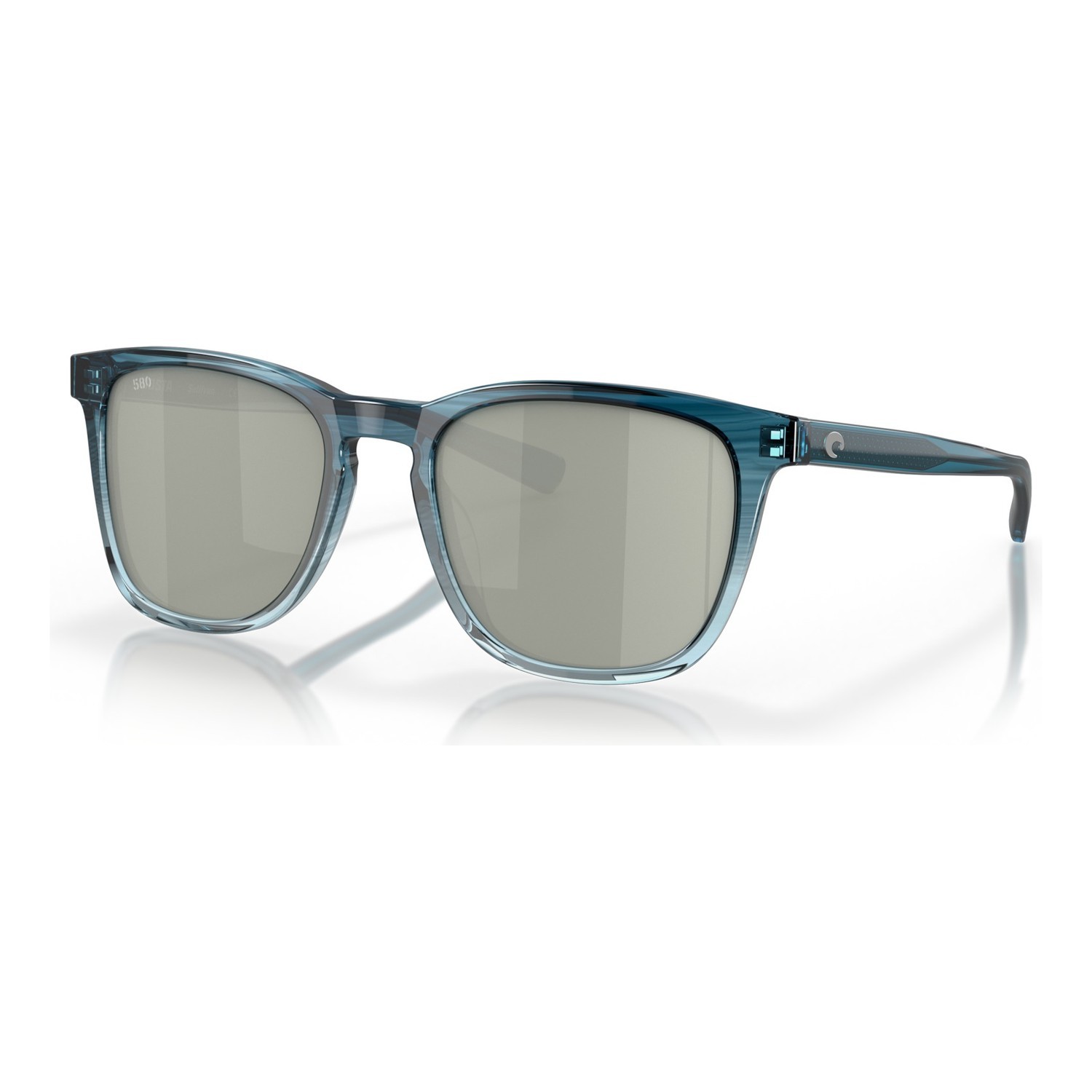 Costa Sullivan-281 Shiny Deep Teal Fade-Gray Silver Mirror 580G dans le groupe Vêtements & Chaussures / Lunettes de soleil / lunette polarisante peche l\'adresse Sportfiskeprylar.se (20020452)
