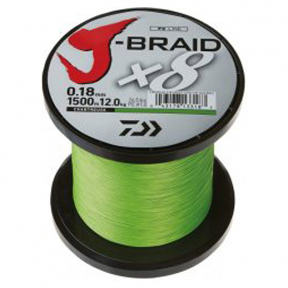 Daiwa J-Braid X8 1500m Chartreuse dans le groupe Lignes de pêche / Tresse peche l\'adresse Sportfiskeprylar.se (200206r)