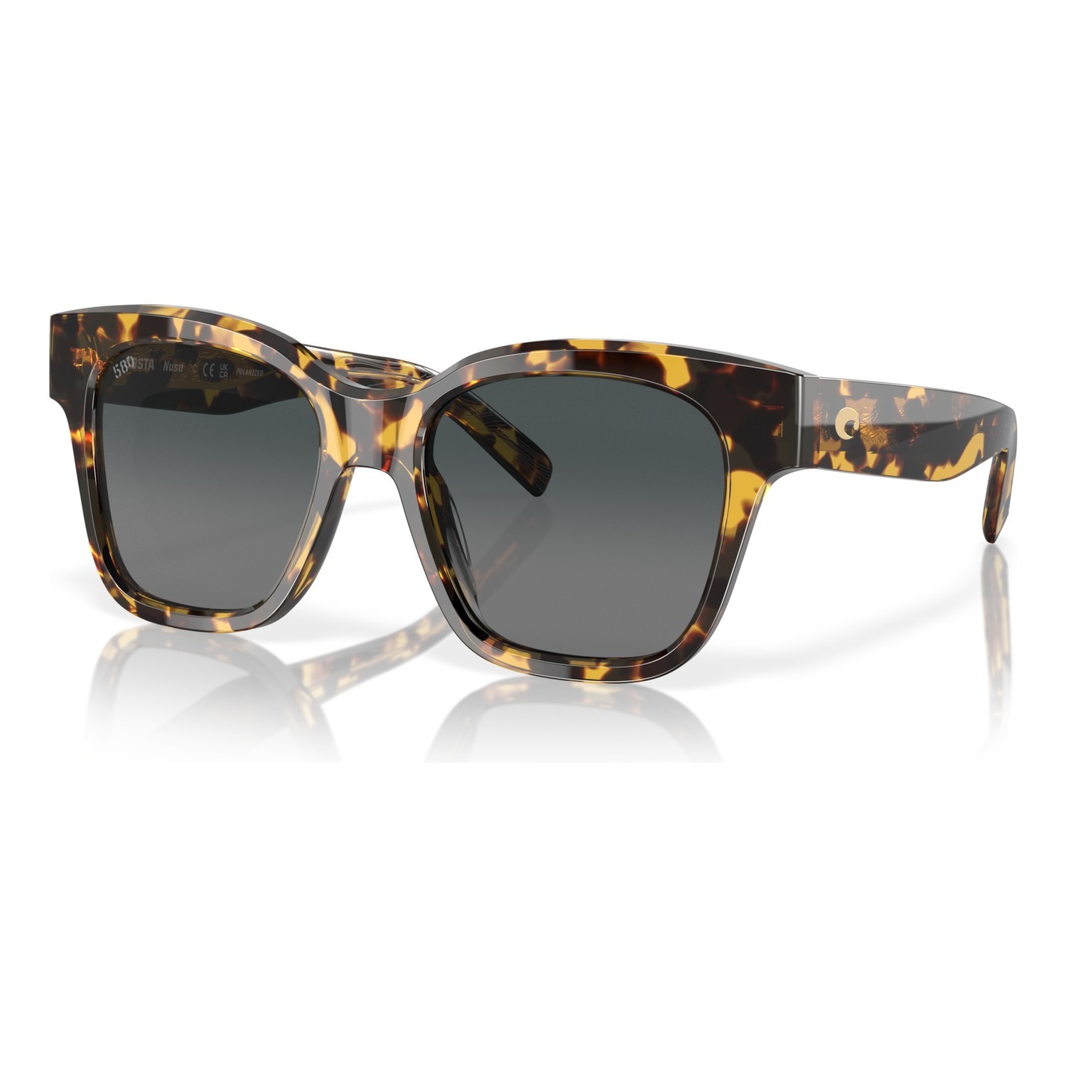 Costa Nusa-Tortoise-Gray Gradient 580G dans le groupe Vêtements & Chaussures / Lunettes de soleil / lunette polarisante peche l\'adresse Sportfiskeprylar.se (20160254-1)