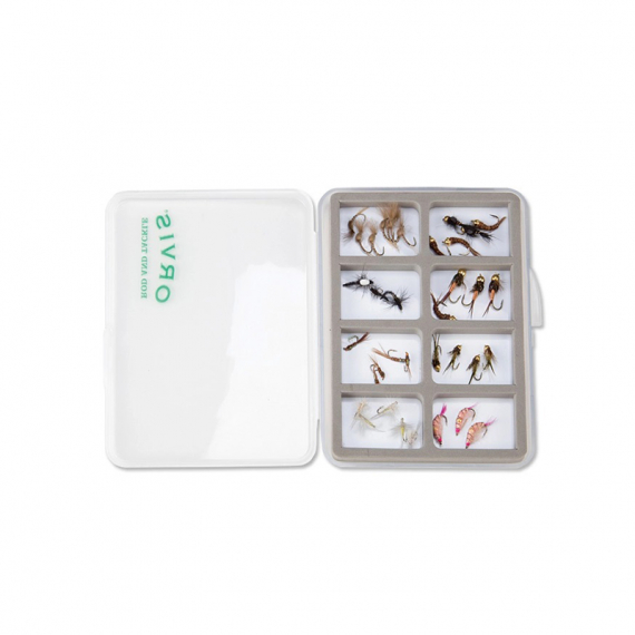 Orvis Super Slim Vest Fly Box, 8 Mag Comp dans le groupe Stockage / Boite de peche / Boîtes à mouche l\'adresse Sportfiskeprylar.se (20201218)