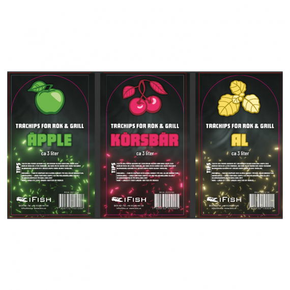 IFISH Wood Chips for Smoker & Grill dans le groupe Loisirs en plein air / Cuisines camping et ustensiles / Fumooir et accessoires / Copeaux fumoir l\'adresse Sportfiskeprylar.se (20212100r)