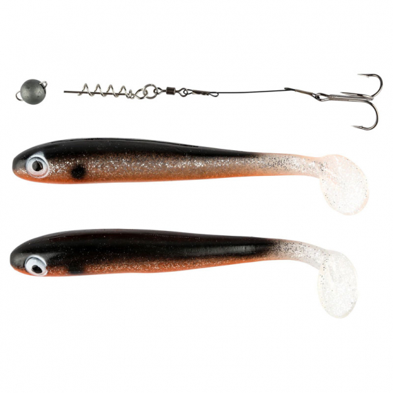 IFISH The Demon 15cm, 2-pack ink. Stinger & 5g Link Head - Silver Sally dans le groupe Leurre de la peche / Leurre souple / Jigs à brochets l\'adresse Sportfiskeprylar.se (20217052)