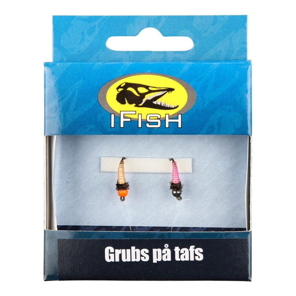 IFISH Grubs on leader 2-pcs dans le groupe Leurres de pêche / Leurres jigging sous glace / Créatures pêche sous glace l\'adresse Sportfiskeprylar.se (20241578)