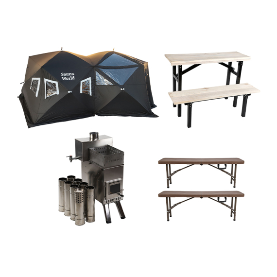 IFISH Sauna World complet dans le groupe Loisirs en plein air / Tentes pêche sous glace et accessoires / Tentes pêche sous glace l\'adresse Sportfiskeprylar.se (20254834)