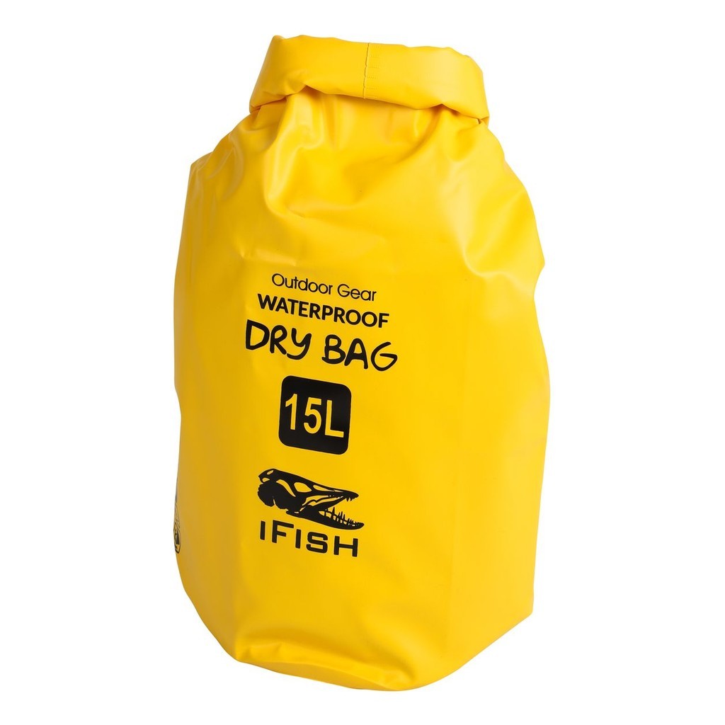 IFISH Dry Bag 15L Yellow dans le groupe Stockage / Sacs étanches l\'adresse Sportfiskeprylar.se (20266276)