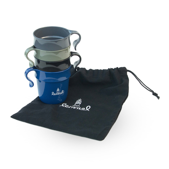 Stackable mug Kompispåsen, kit of 4 in bag dans le groupe Loisirs en plein air / Cuisines camping et ustensiles / Tasses et mugs l\'adresse Sportfiskeprylar.se (2030201-5332)